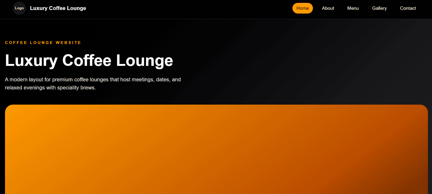 Luxury Coffee Lounge